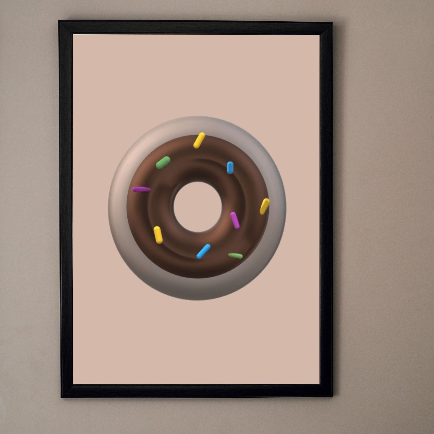 Donut 3D Plakat