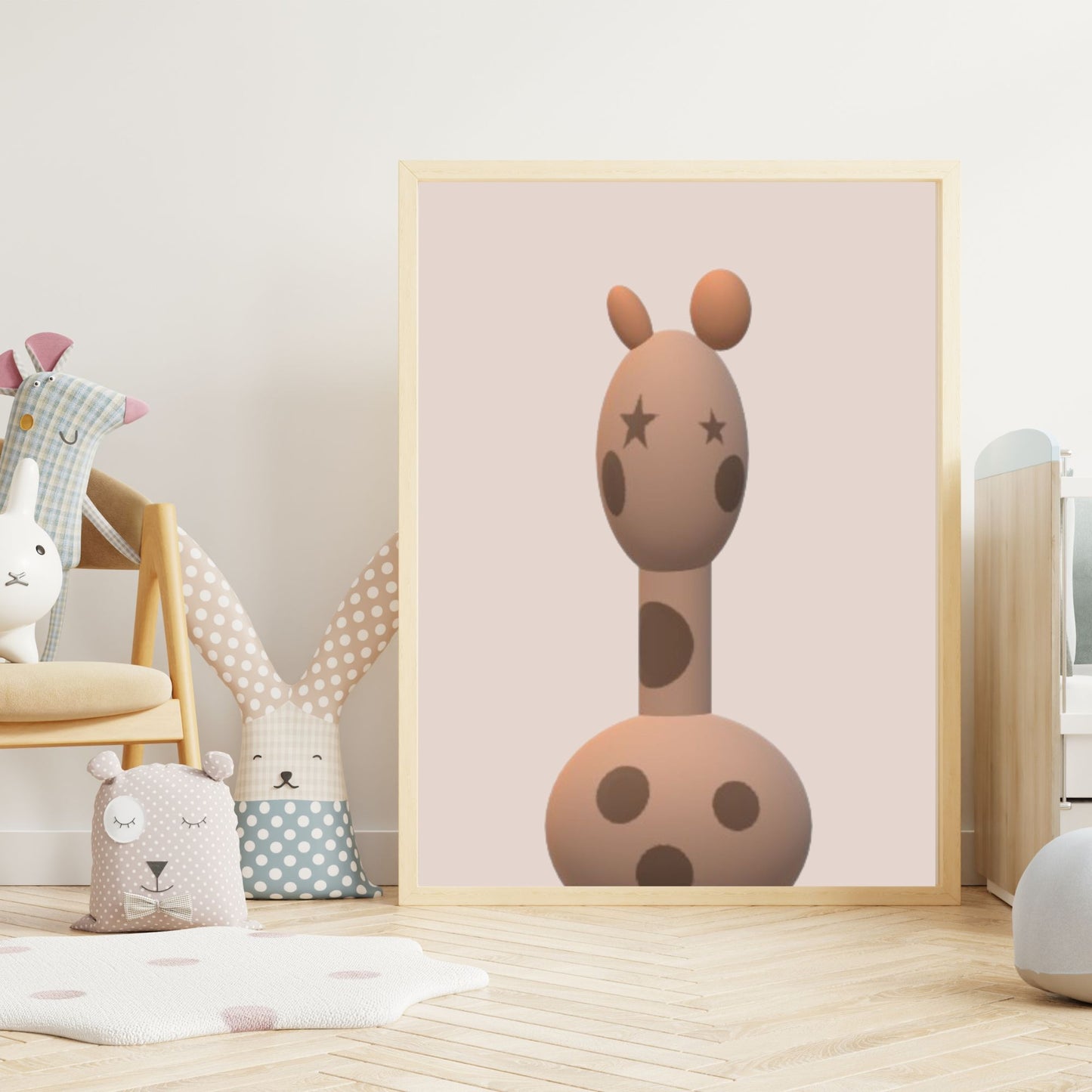 Giraff 3D Plakat