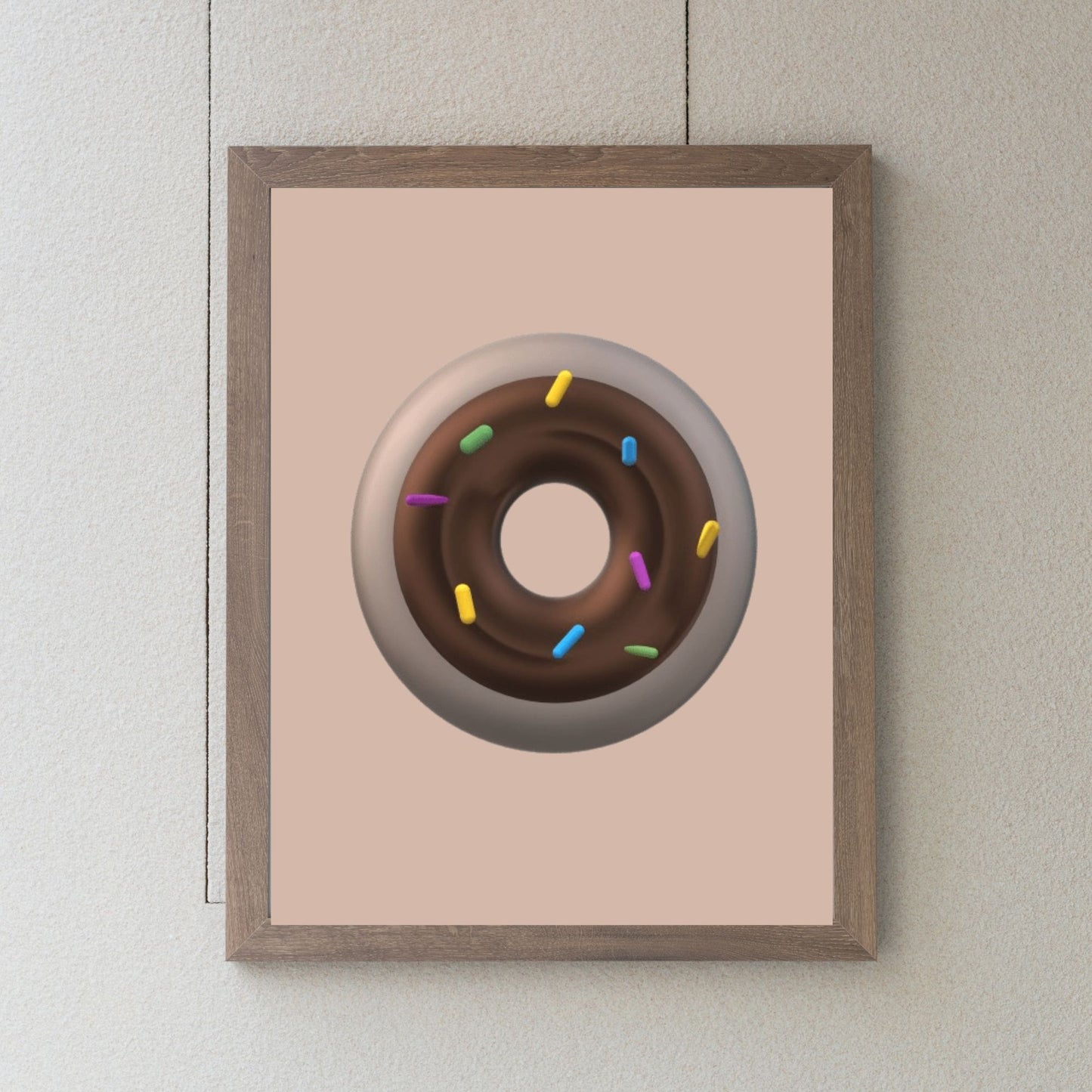Donut 3D Plakat