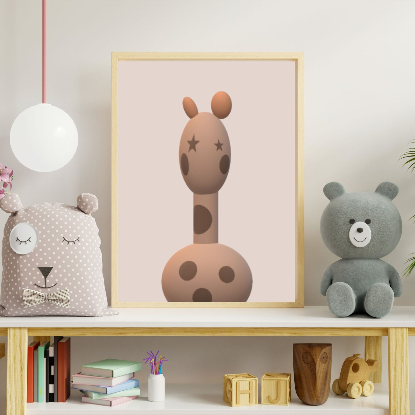 Giraff 3D Plakat