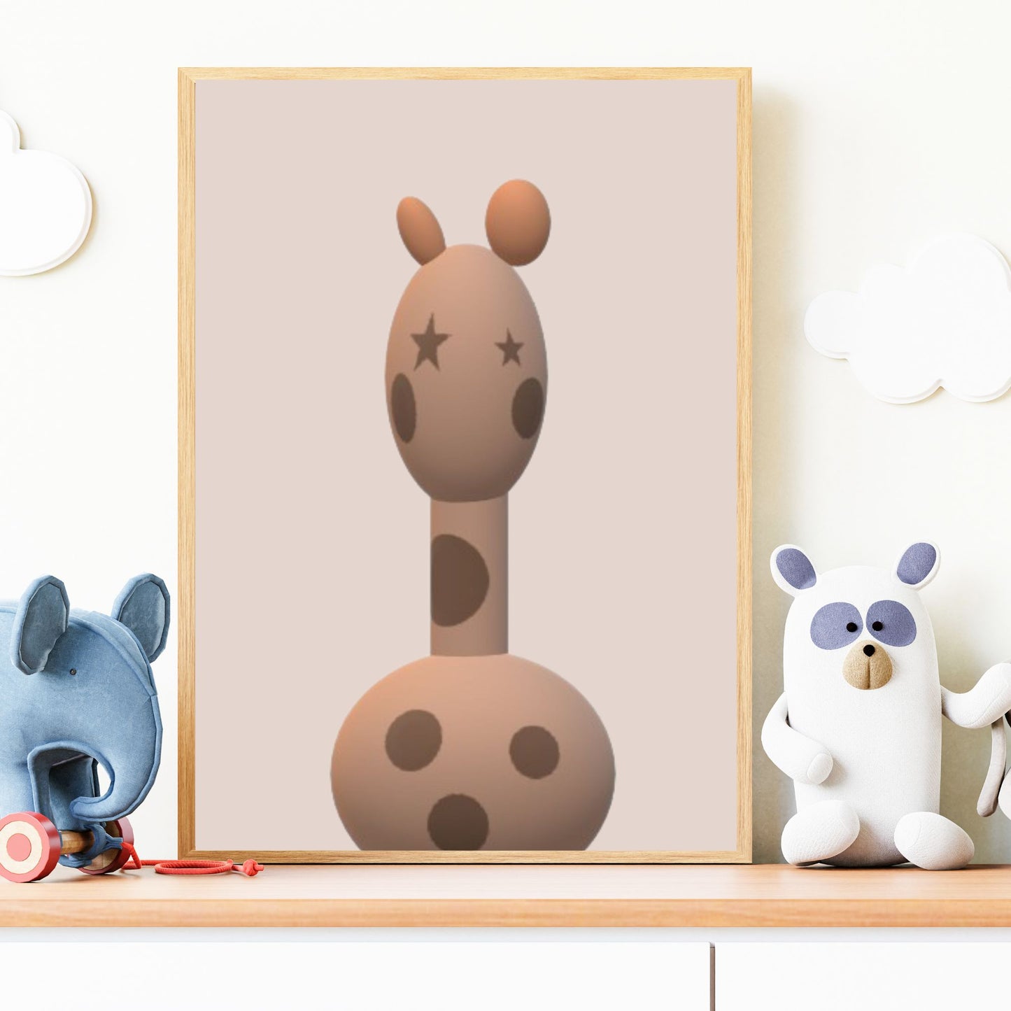Giraff 3D Plakat