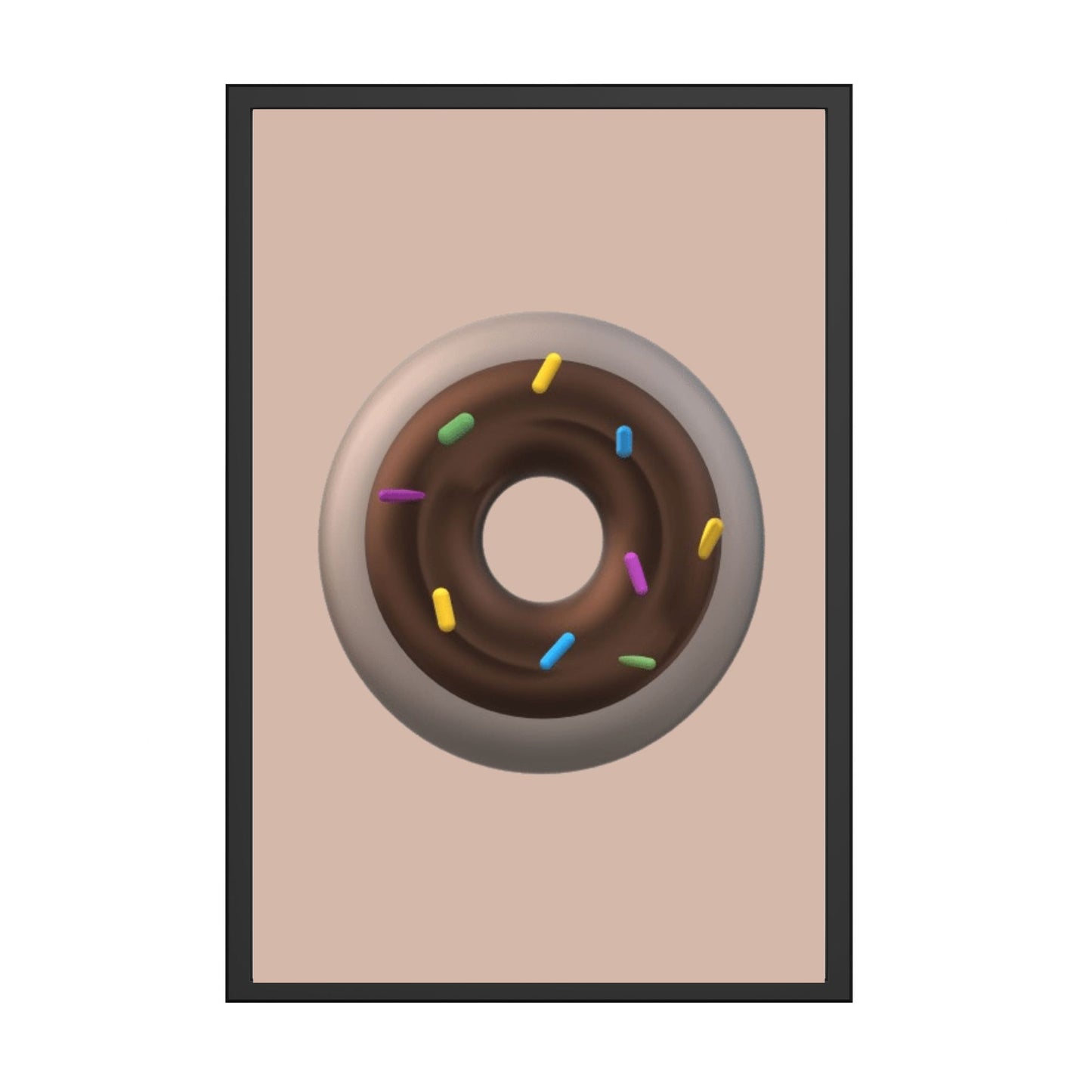 Donut 3D Plakat