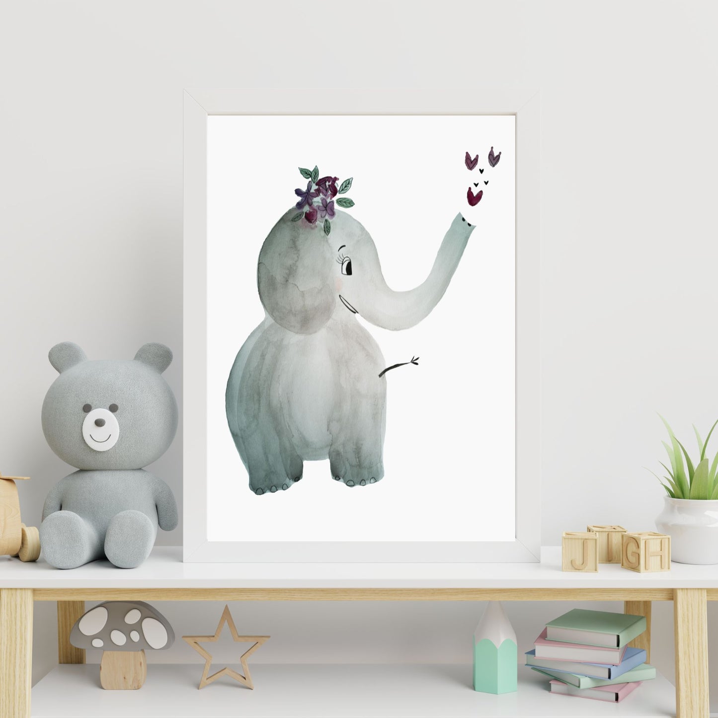 Babyelefant Plakat