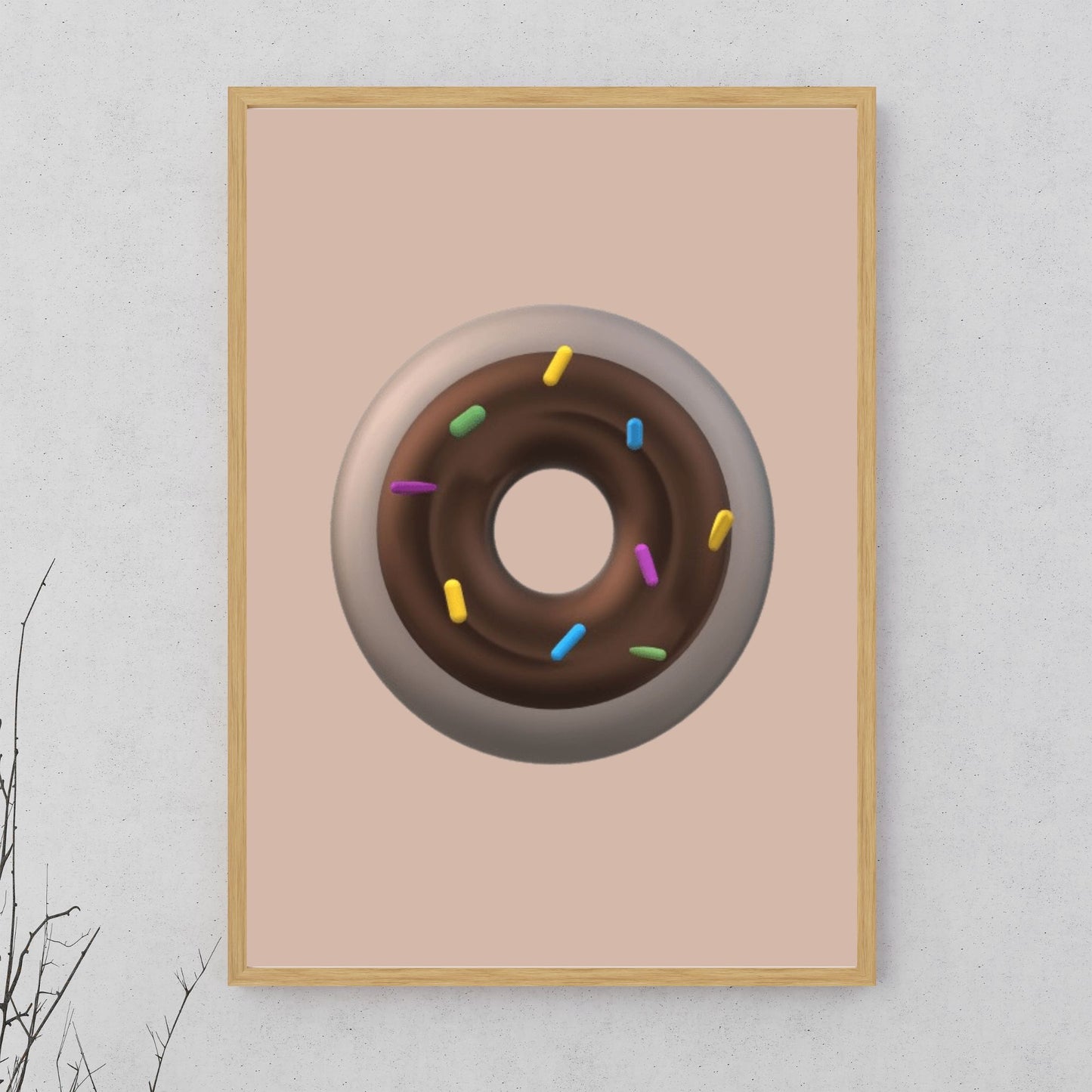 Donut 3D Plakat