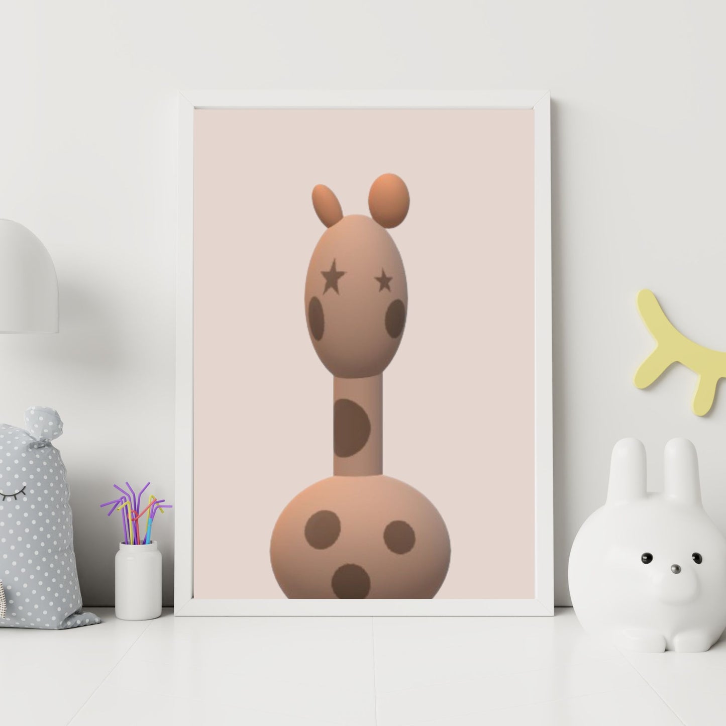 Giraff 3D Plakat