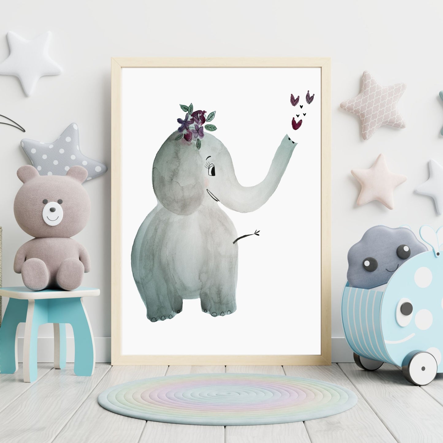 Babyelefant Plakat