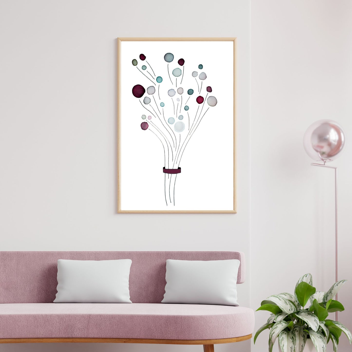Akvarellbukett Plakat