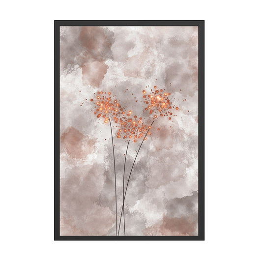 Glitrende Blomster Plakat