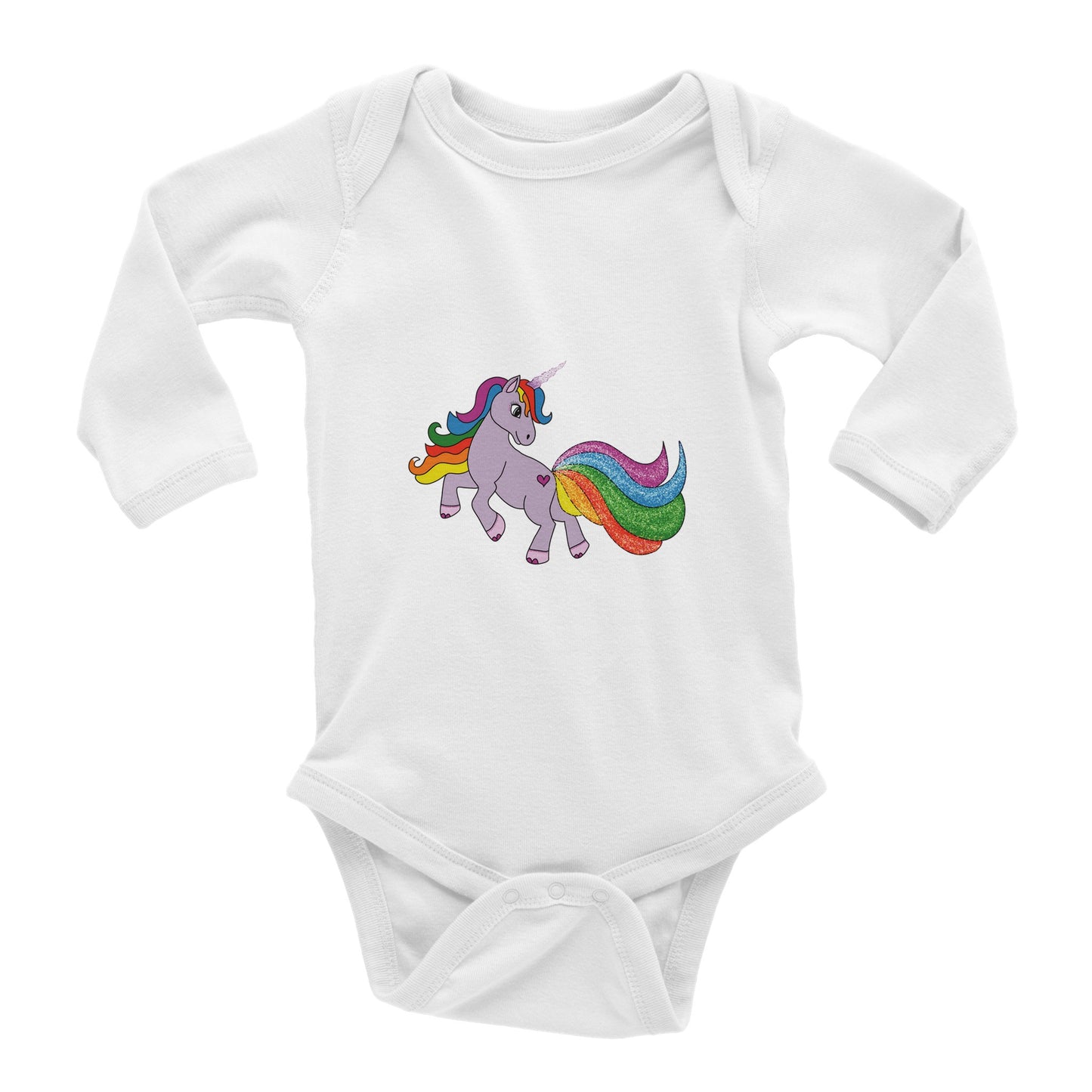 Langermet body til baby | Unicorn