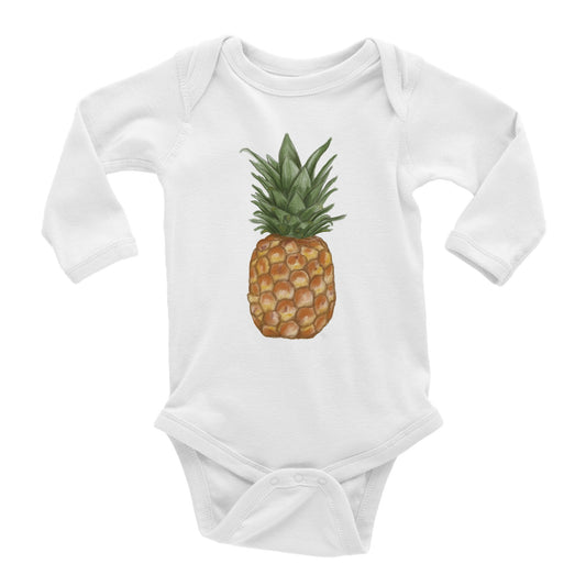 Langermet body til baby | Ananas