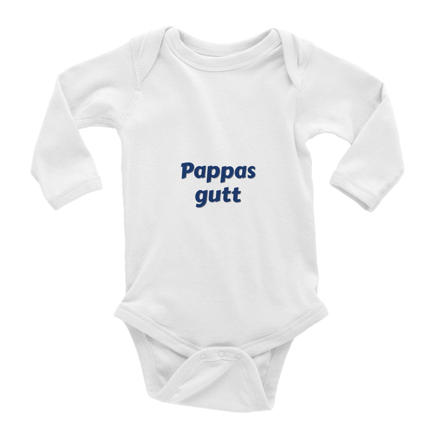 Langermet body til baby | Pappas gutt