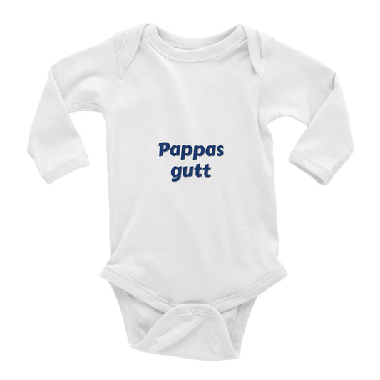 Langermet body til baby | Pappas gutt