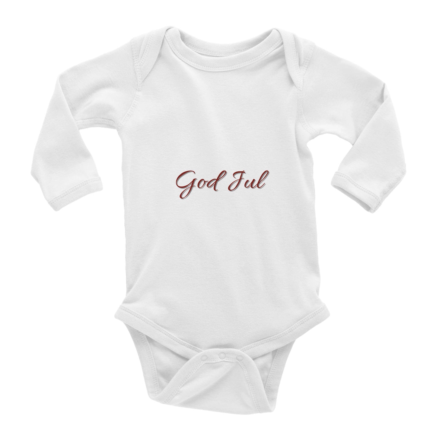 Langermet body til baby | God Jul