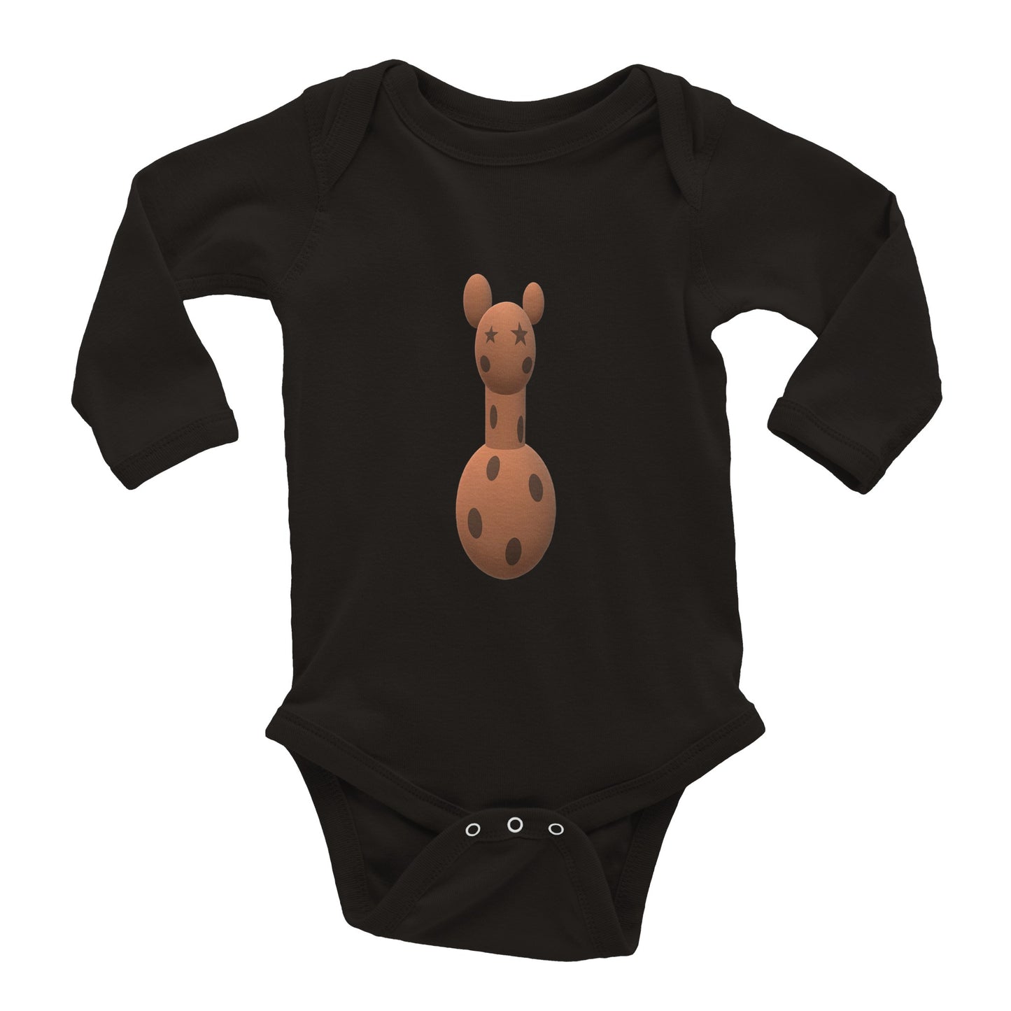 Langermet body til baby | Giraff 3D