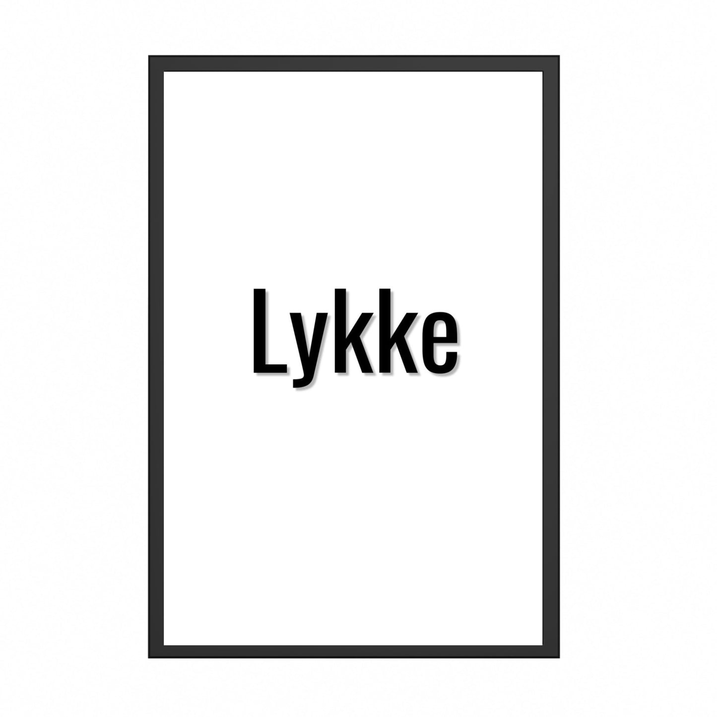 Lykke Plakat