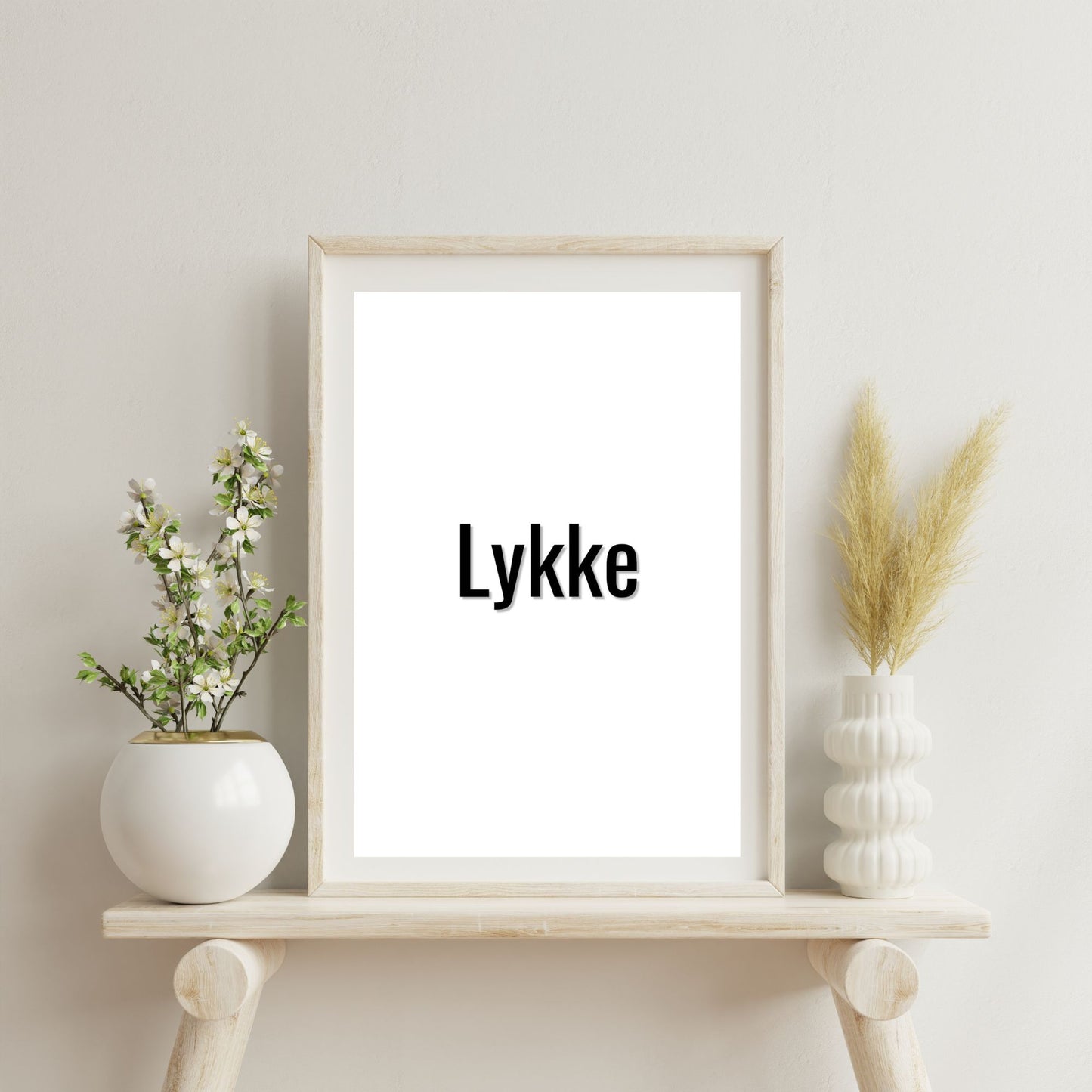 Lykke Plakat