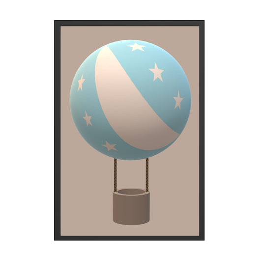 Luftballong 3D Plakat