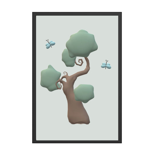 Magisk Tre 3D Plakat