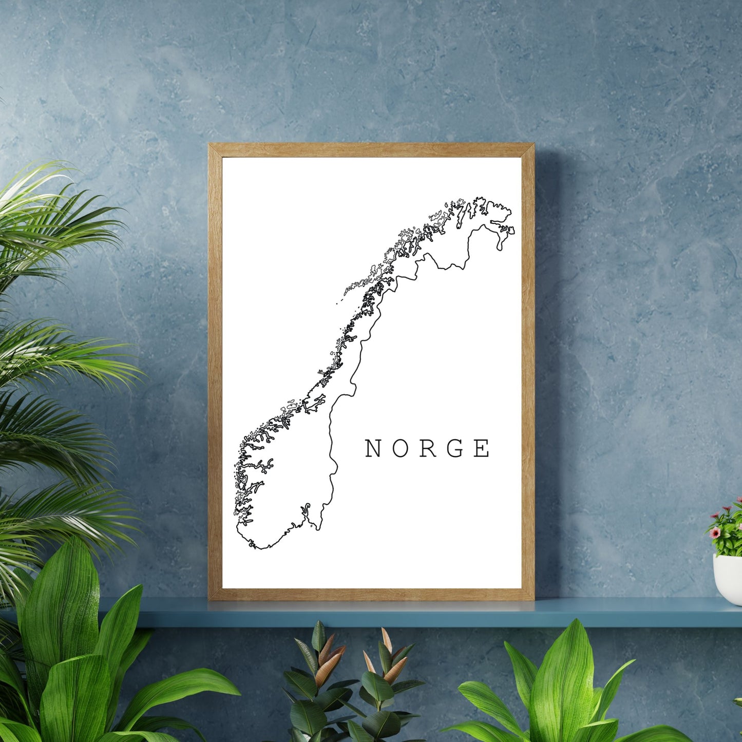 Norgeskart Plakat