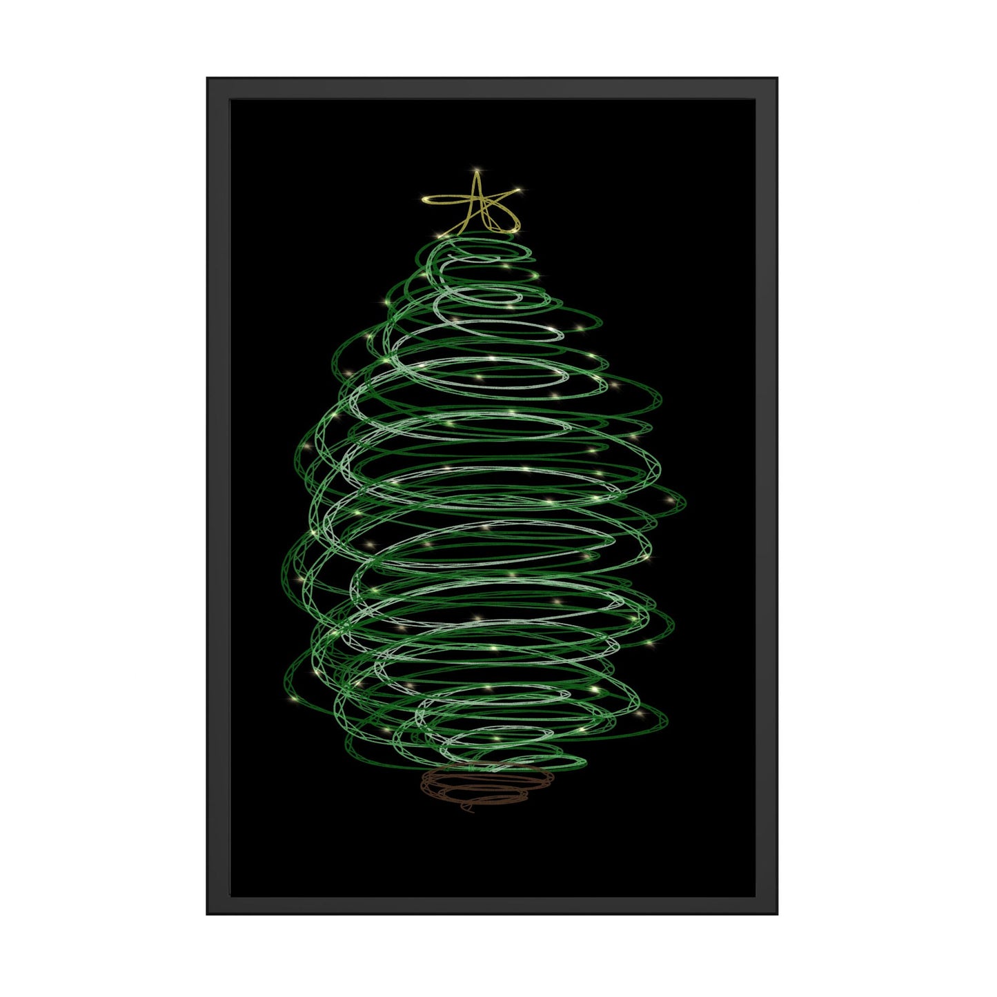 Surrete Juletre Plakat